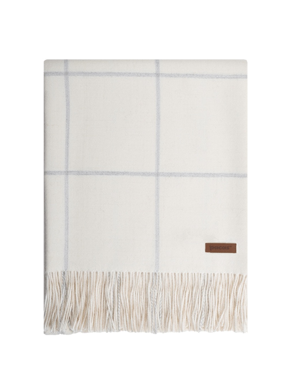 NWOT Aplaca Windowpane Throw Blanket